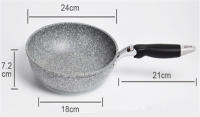 Sartén Wok No Adherente 28/26/24/20cm Para Inducción Y Fogón De Gas Herramienta De Cocina Para Hornear Panques Y Huevo Set De Cocina Eco-amigable - details 9