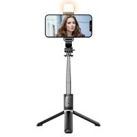 Palo Selfie Portátil De 41 Pulgadas Con Trípode Para Teléfono Móvil Y Control Remoto Inalámbrico 360 Grados Rotación Compatible Con iPhone Samsung Xiaomi - details 5