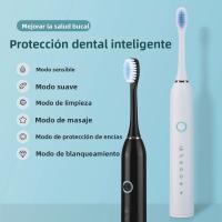 Cepillo De Dientes Eléctrico Sonic Con Vibración Dental Limpiador Blanqueador USB Recargable Cuidado Oral Para Adultos Cerdas Suaves 15000 Vibraciones Por Minute - details 3