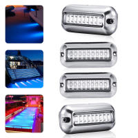 Luz De Babor Para Barco 27LED 12V Luz Marítima Impermeable IP68 Accesorio Para Pontón Y Barco Luz Underwater Para Marine Ship - details 0