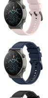 Cuerda De Reemplazo De Silicona Oficial 22mm Para Huawei Watch GT 4/GT 4 3 2 pro Correa De Muñeca De 46mm Compatible Con Varios Modelos - details 1