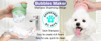 Nueva Cepillo Para Mascotas De Silicona Masajeador De Baño Para Perros Y Gatos Máquina De Burbujas Para Ducha Fácil De Usar Suministros Para Limpieza De Mascotas - details 2