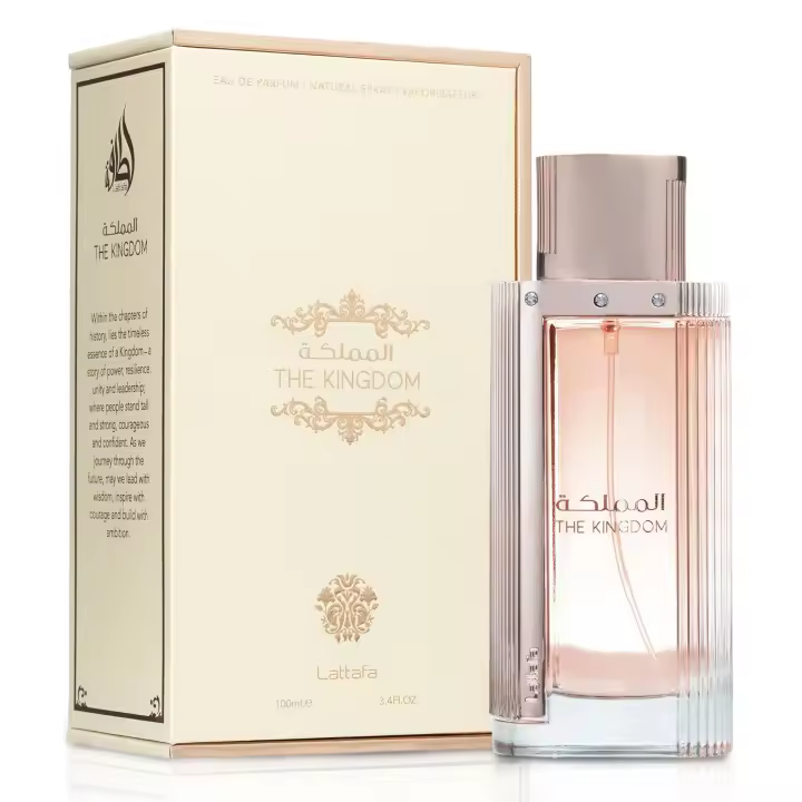 Lattafa The Kingdom EDP 100ml - Perfume árabe mujer, fragancia intensa y duradera, aroma exótico y exclusivo, ideal para momentos únicos - 1