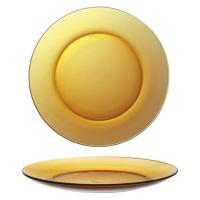 MAXHOME-SET 6 Plato Llano ,Hondo,Plato postre Duralex Lys Ambar,Picardie Cristal Ambar (ø 23 X 3,5 Cm) - details 0