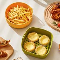 Nueva Cesta De Silicona Para Air Fryer Asiento De Fácil Limpieza Placa De Pizza Accesorios De Air Fryer Sartén De Asador - details 2