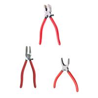 Alicates De Corte De Vidrio Multifuncionales Para Trabajos De Vidrio Colado Y Azulejos Herramienta De Rotura De Vidrio Profesional Con Llavero - details 0