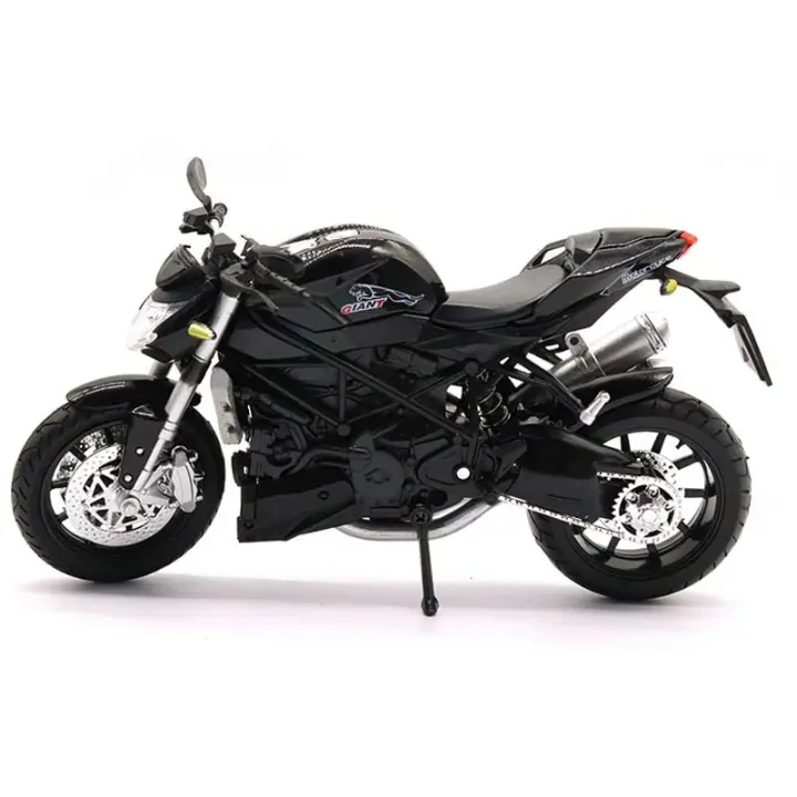 Modelo De Motocicleta De Aleación De Latón a Escala 1:12 Regalo Coleccionable Para Niños Decoración De Coche Sin Batería Material Metal - 1