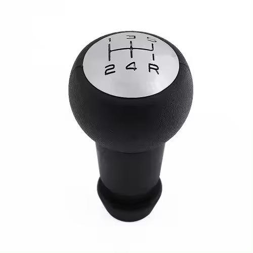 AUTOZOCO Pomo De 5 Cambios Marcha Coche compatible con GRUPO VAG - Palanca de cambios 5+R - Lista de compatibilidad - apto varilla 18mm - compatible con Peugeot - compatible con Citroën - 1