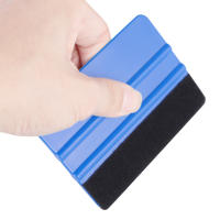 1/10Pcs Limpia Ventanas De Coche Con Fibra De Carbono Vinilo 10x7cm Deshielo Limpiador Con Herramienta De Limpieza Y Secado De Vidrio Plástico - details 4