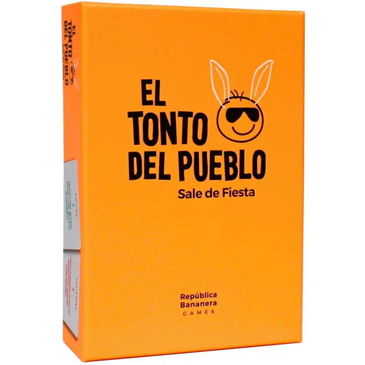 Juegos de Mesa - El Tonto del Pueblo Sale de Fiesta - Premio 2023 Juego Más Picante - Ideal para Fiestas con Amigos - Juegos de Mesa para Adultos - República Bananera - 1