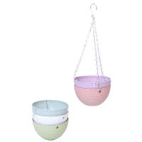Macetas Colgantes Para Balcón En Imitación De Rotura Tejido Rattan Soporte Para Plantas Decoración De Jardín Y Interior - details 3
