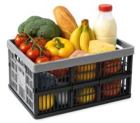 ZYLX SHOPPING - Caja de Almacenaje Plegable 32L PlasticForte – Organizador Resistente y Portátil para Hogar, Compras, Ropa y Juguetes – 4 Colores - details 4