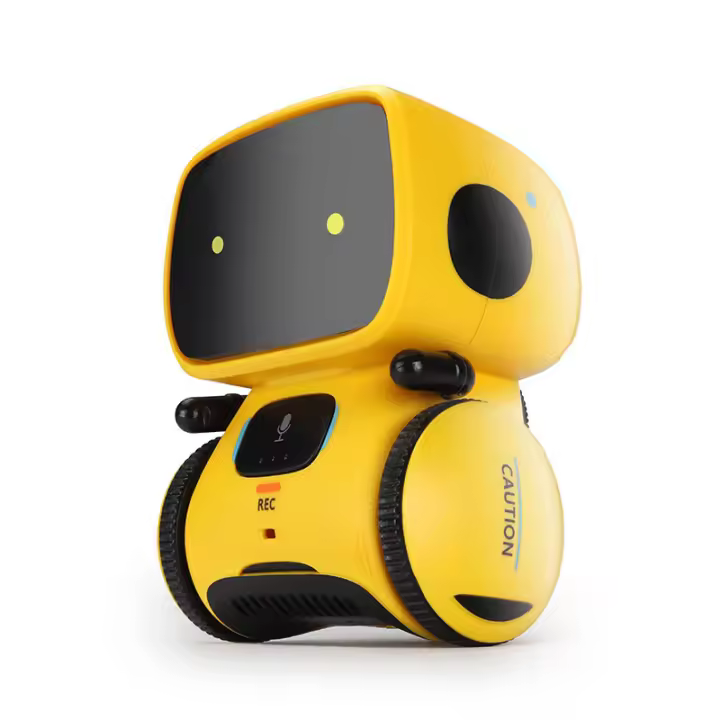 Juguetes robóticos inteligentes interactivos, juguetes robóticos inteligentes para niños, niñas y niños de 3 años en adelante, control de voz y detección táctil, baile, canto, grabadora, habla - 1