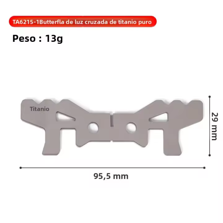 Tiartisan Soporte Plegable De Acero De Titanio Para Estufa De Alcohol Ultra Ligero Portátil Mini Tripode Para Camping Al Aire Libre - 1