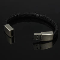 Cinta De Memoria USB Creativa 8GB/16GB/32GB/64GB Negro Impermeable Con Pulsera Para Regalos Originales Disco De Almacenamiento Externo - details 1