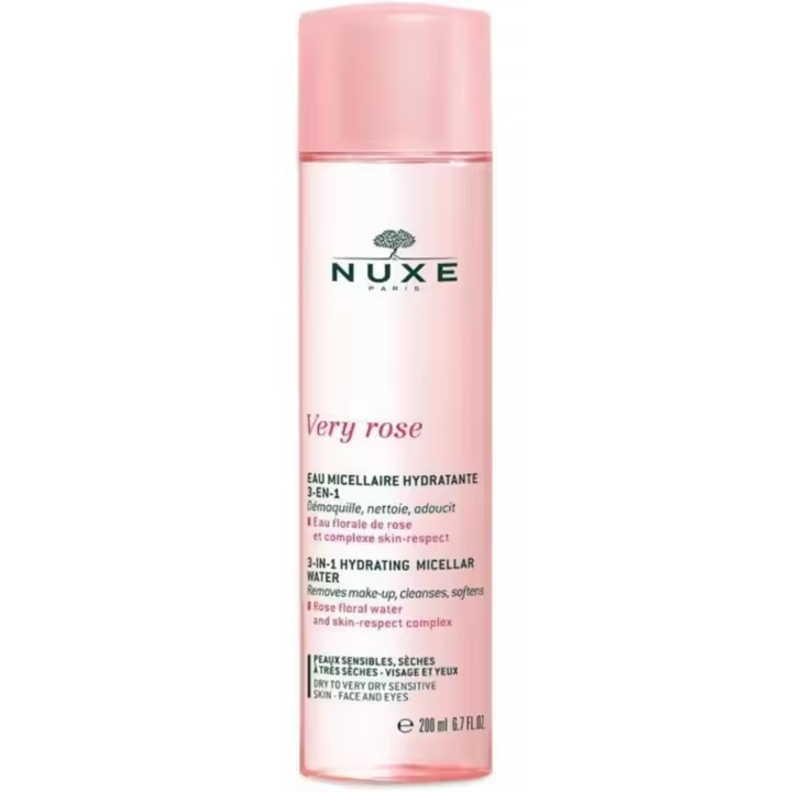 Nuxe very rose agua micelar hidra 200ml 3 en 1 - 1