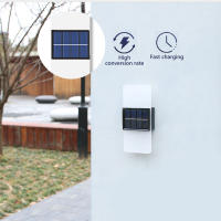Lámpara Solar Exterior LED Impermeable 2-4 Piezas Iluminación De Pared Para Jardín Balcones Luz De Ambiente Upward And Downward - details 7