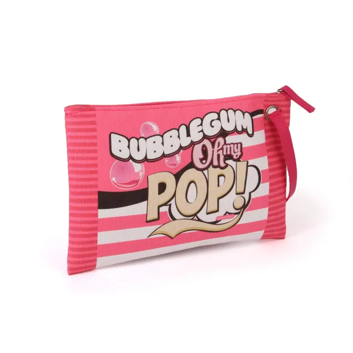 Oh My Pop Bubblegum Sunny Toiletry Bag, Pink - 1