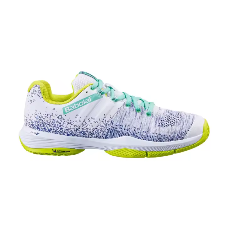 Babolat Sensa Omni Clay Blanco Azul Mujer 31s22757 1066 - 1