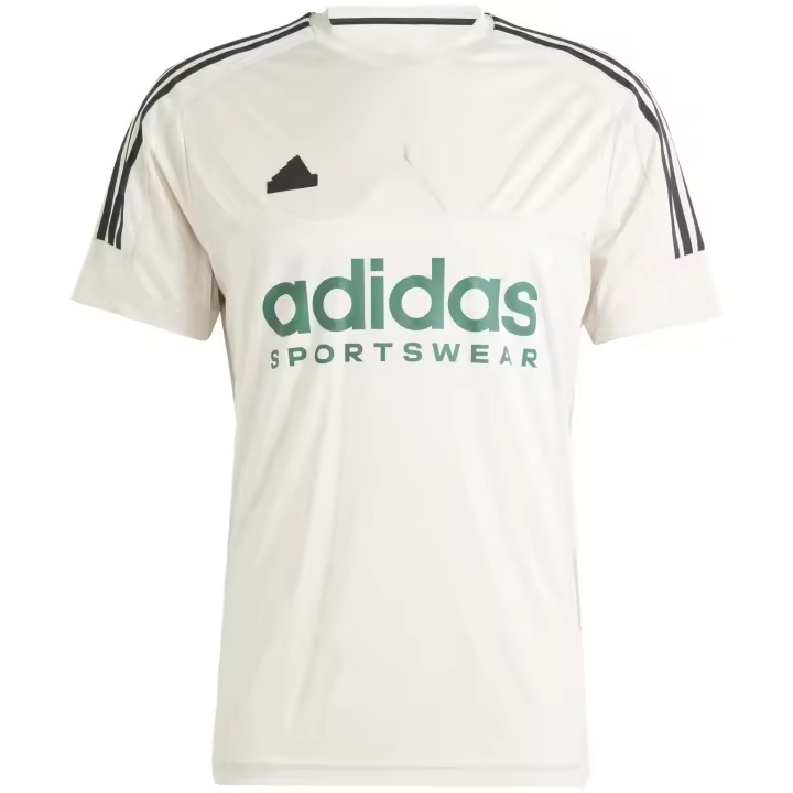 Camiseta de Manga Corta Adidas Tiro para hombre en color blanco - 1