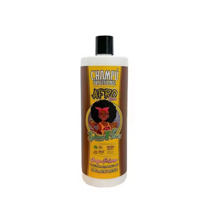 Dona flora Afro boon Champú hidratante para cabellos rizados 1000ml - 1