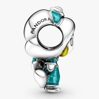 Pandora Charm de Colgante en Plata de Ley serie Disney, "Aladdin" Princesa Jasmine 799507C01,Incluye Caja Original - details 1