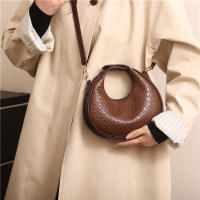 Bolso De Hombro PU Cuero Moda Color Sólido Con Red Trendy Bolso Cruzado Pequeño Para Damas Lujo Diseñador Bolsos De Mano - details 11