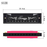 Harmonica SLADE Profesional 10 Agujeros 20 Tonos Colores C Tecla Armonica De Bocina Instrumento Para Principiantes Regalos Para Niños - details 5