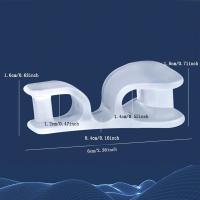 2pcs Corrector De Ballena Hallux Valgus Protección De Dedos Gel De Silicona Separador De Dedos Ajustador De Bunion Pedicura Cuidado Del Pie - details 5