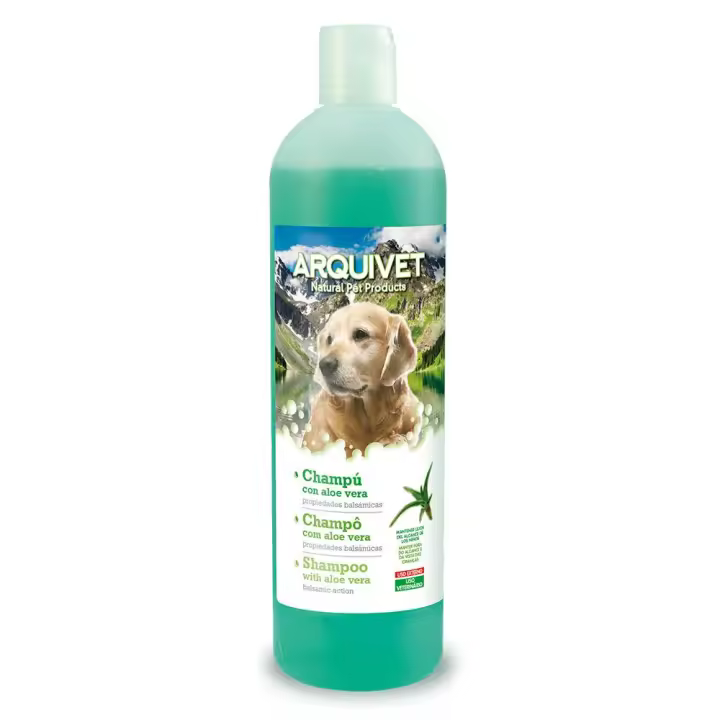 Champú natural calmante con aloe vera Arquivet  750 ml - 1
