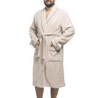 Scalpers Home Albornoz de casa con ribete y bordado - Para un hogar elegante y cómodo - details 29