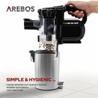 AREBOS Aspiradora de mano baterÃ­a de |Aspiradora 2 en 1| Sin bolsa | InalÃ¡mbrica - details 12