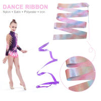 1/2 Pcs Cinta De Danza Plateada Profesional 2m Para Gimnasia Rítmica Y Baile Equipamiento De Entrenamiento Para Niños Y Niñas - details 4