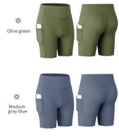 Pantalones cortos de Yoga para mujer, pantalones de camuflaje, cintura alta, ajustados, para gimnasio, Fitness, correr, mallas deportivas, medias de secado rápido S M L XL 2XL - details 28
