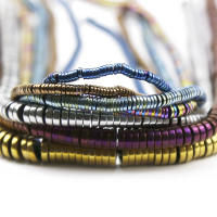 Todas Las Colores Hematita Redonda Plana Contador De Piedra Natural Para Fabricación De Joyas DIY Accesorios 3/4/6/8mm - details 3