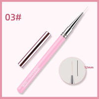 Pincel De Uñas Con Mango De Acrílico Rosa Herramientas De Dibujar Y Pintar Triangular Para Francés Y Manicura - details 3