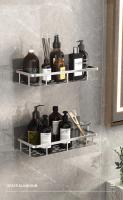 Estante De Almacenamiento Para Baño No Perforado Montaje En Pared Estante De Esquina Para Ducha Organizador De Shampoo Accesorios De Baño - details 15