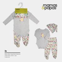 Ropa infantil de otoño para mamá y bebé, camiseta de manga larga con estampado de dibujos animados para el hogar, caja de regalo de cinco piezas de colores combinados - details 8