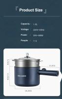 Mini Olla Eléctrica Multifuncional De Doble Capa Antiadherente Para Cocinar Fideos Y Sopas En Casa Herramienta De Cocina - details 13