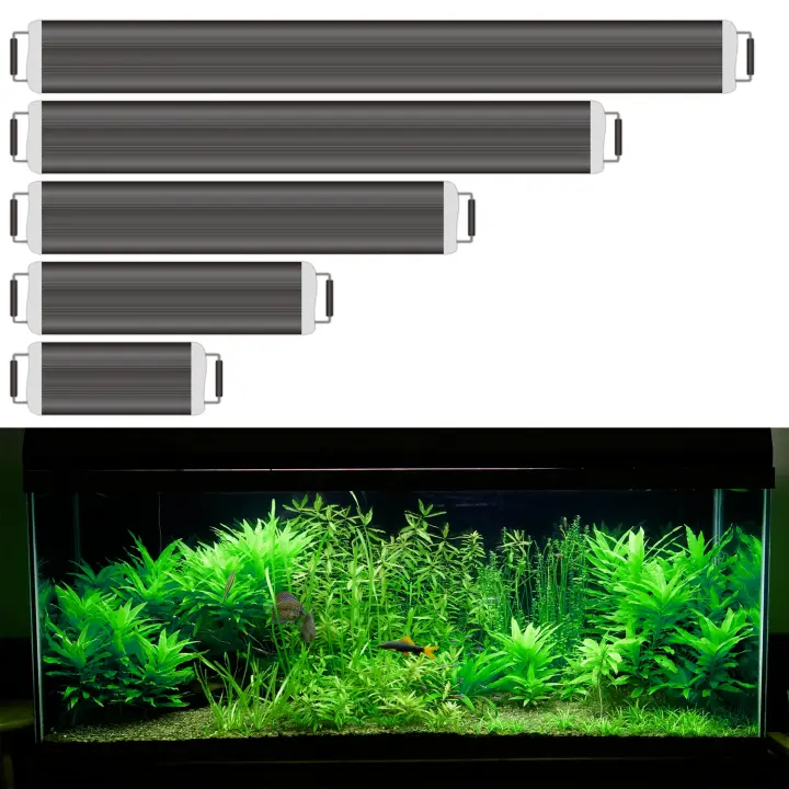 Luz LED para Acuario Lámpara de Acuario 4000K Impermeable con Soporte Extensible 6133 - 1