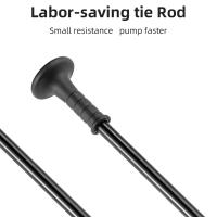 Bomba De Bicicleta Manual De Alta Presión 300PSI Con Medidor Y Mangue De Rotación 360 Grados Para Neumáticos De Suspensión Delantera Y Trasera - details 9