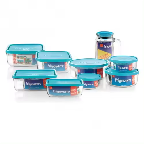 HERMETICO FRIGOVERRE 19X19 TAPA AZUL- EHLIS - 1