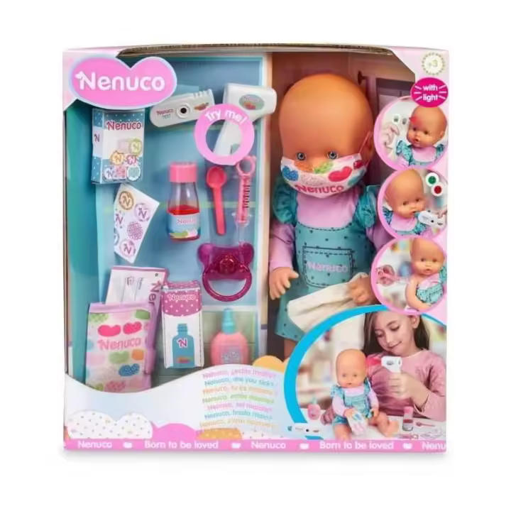 Famosa Muñeca Nenuco ¿estas Malito? con Termómetro y Ropa Lavable - 1