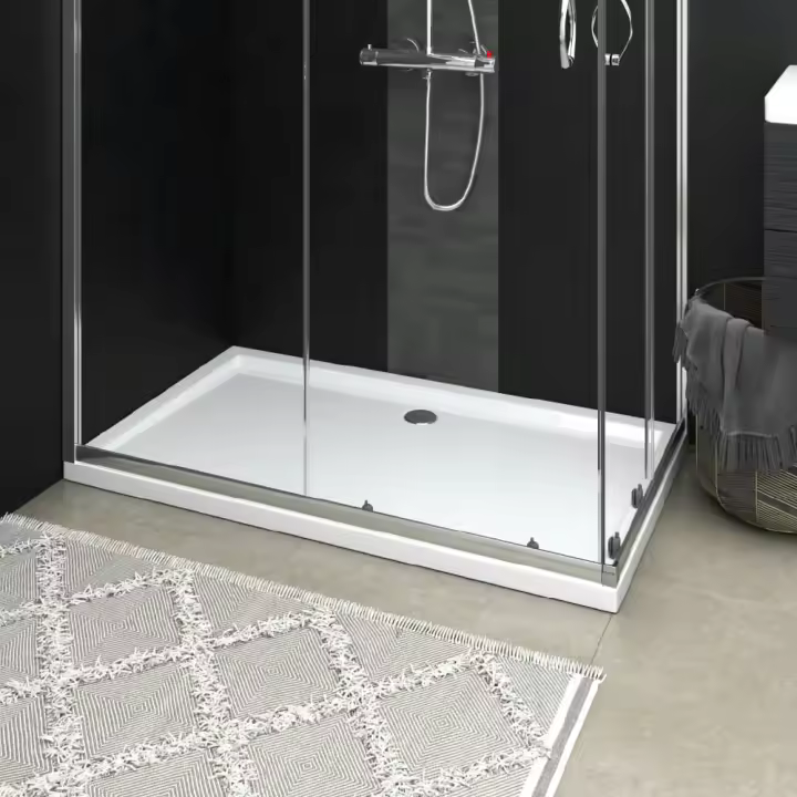 vidaXL PLATO DE DUCHA RECTANGULAR ABS 70X120 CM - 1