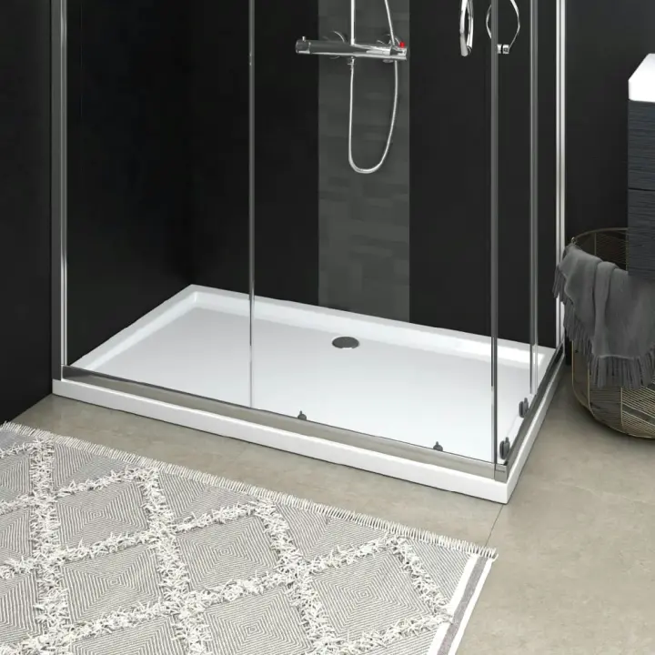 vidaXL PLATO DE DUCHA RECTANGULAR ABS 70X120 CM - 1