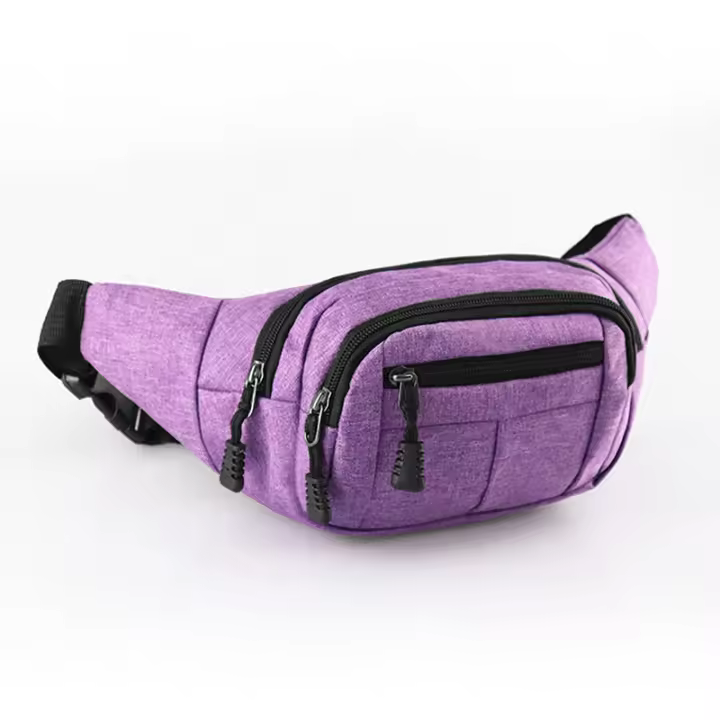 Bolsa De Cintura Para Mujer Y Hombre Bolso De Banano Estilo Casual Bolsa De Hombro Cruzada Material Poliéster Y Nylon - 1