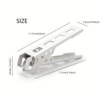 BOPORO Pinza para Ollas Anti-Quemaduras de Aleación de Aluminio - Perfecto para Camping, Barbacoa, Cocina y Picnic - details 9