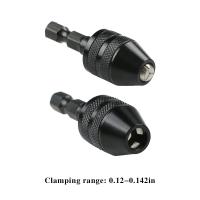 Chorro De Taladro Sin Llave 1PCS 0.3-3.6mm Conversor De Herramienta De Conversión 1/4" Punta Hexagonal Adaptador De Reemplazo Rápido Para Taladro Eléctrico - details 2