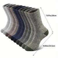 5 Pares De Calcetines De Lana Merino Para Hombres Y Mujeres Calcetines Térmicos Gruesos Para Senderismo En Clima Frío Y Esquí - details 5