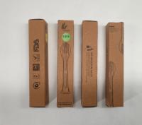 Juego De Comedor Portátil De 3 Piezas Set De Cutlería Desmontable De Trigo Algodón De Seda Para Viajes Y Camping - details 4